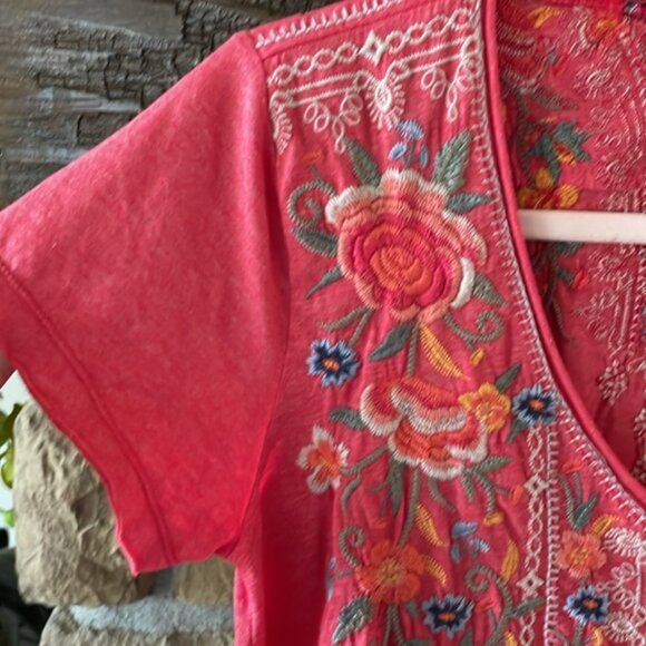 Johnny Was T-shirt Dress - Picture 3 of 6